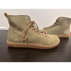 NEW Birkenstock Bartlett High Top Khaki Green Leather EU Size 36